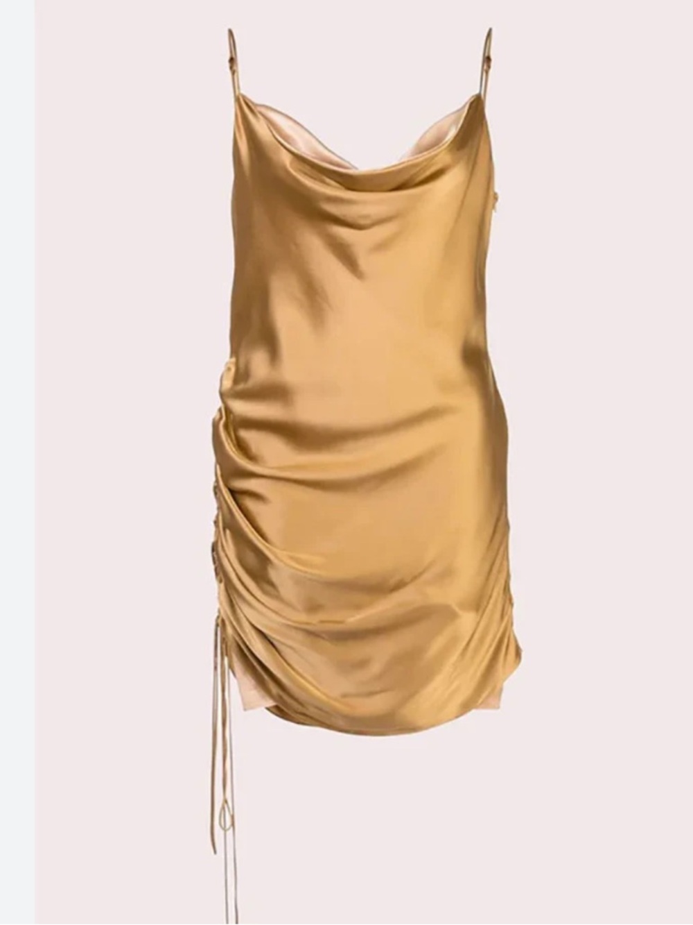 Cinq A Sept Tallulah dress gold size 6.
